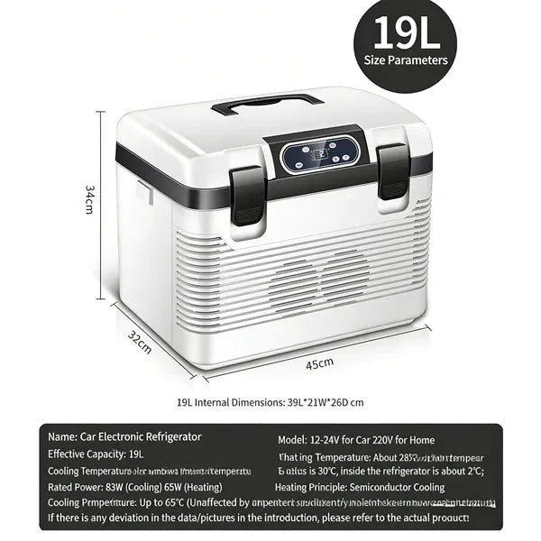 19L Portable Mini Dual Function Refrigerator