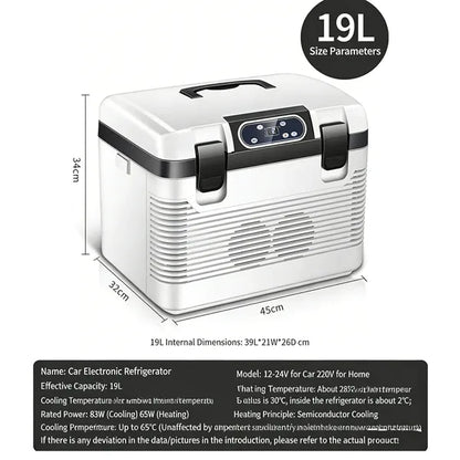 19L Portable Mini Dual Function Refrigerator