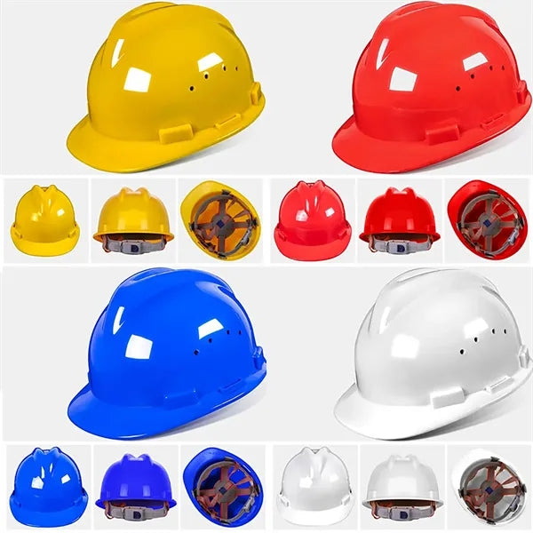 Full brim ventilated hard hat
