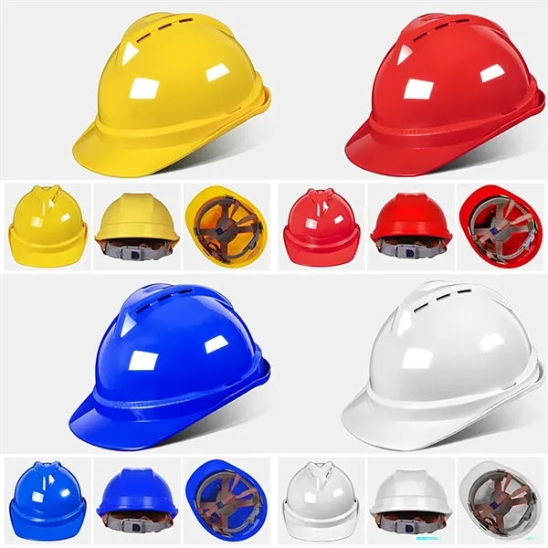 Full brim ventilated hard hat