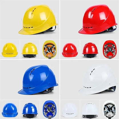 Full brim ventilated hard hat