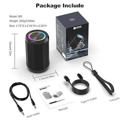 Portable speaker with AUX and TF card input