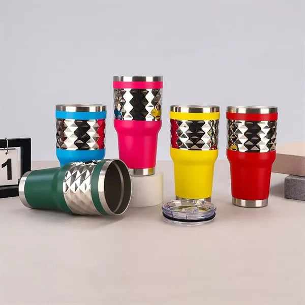 30oz Stainless Steel Tumbler with Lid