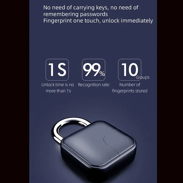 Combination Lock Smart Bluetooth Fingerprint Padlock with