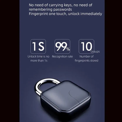 Combination Lock Smart Bluetooth Fingerprint Padlock with
