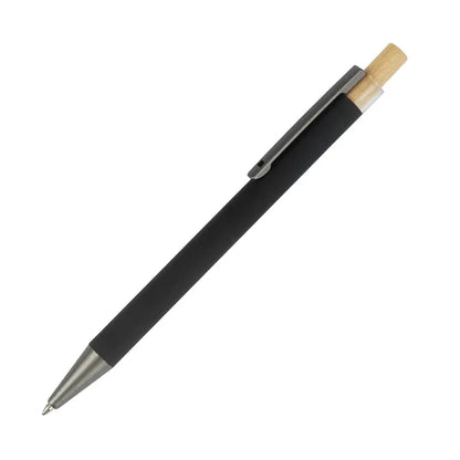Arundi Recycled Aluminum Pen With Bamboo Plunger