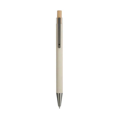 Arundi Recycled Aluminum Pen With Bamboo Plunger