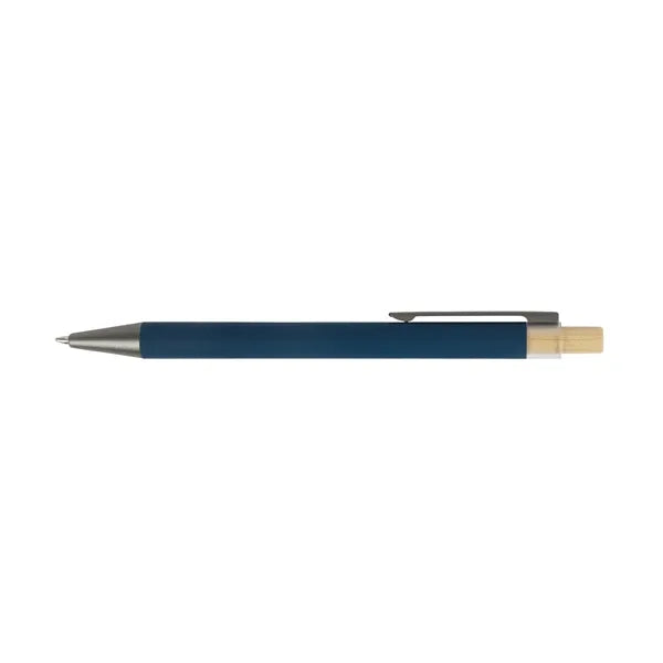 Arundi Recycled Aluminum Pen With Bamboo Plunger
