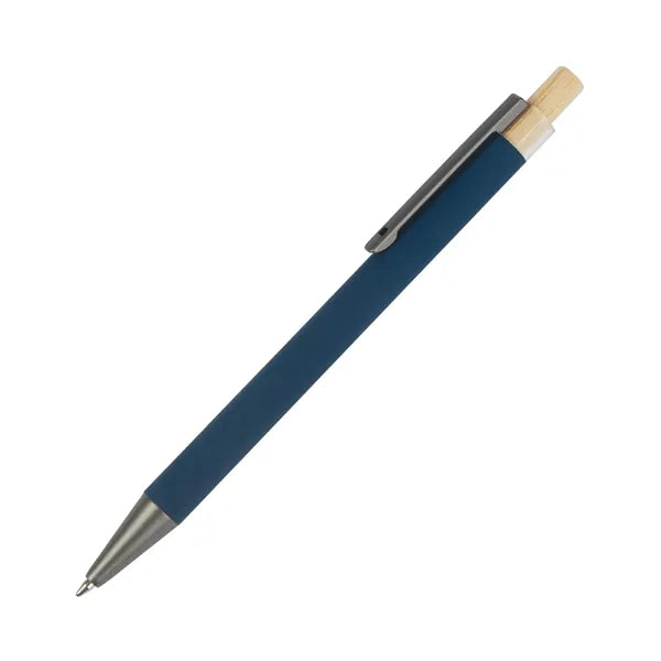 Arundi Recycled Aluminum Pen With Bamboo Plunger