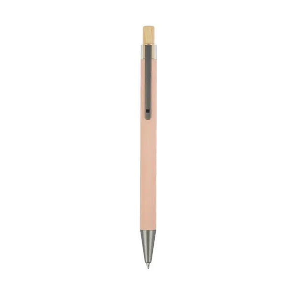 Arundi Recycled Aluminum Pen With Bamboo Plunger
