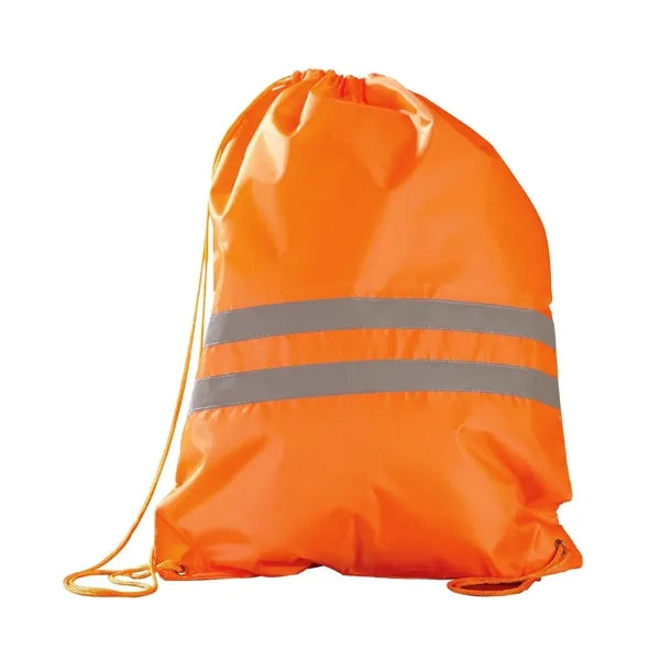 Reflective Drawstring Backpack