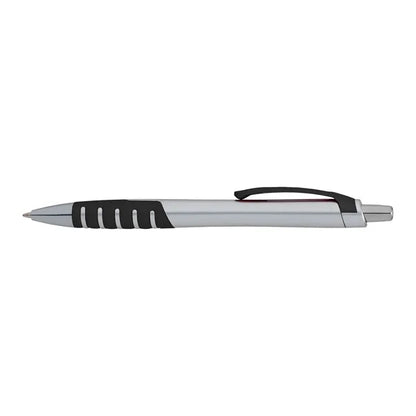 Apex Silver Plunge-Action Ballpoint Pen