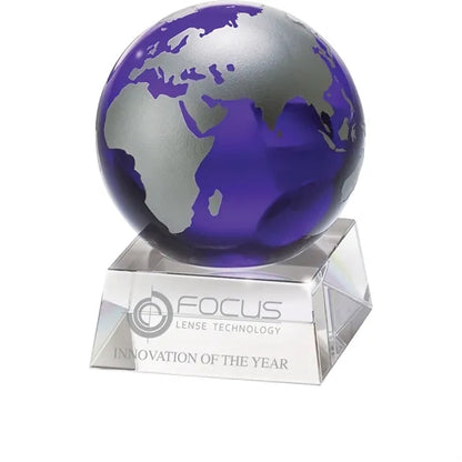 Firmada II Blue Crystal Globe