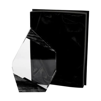 Aquila Crystal Polygon with Marble Trim