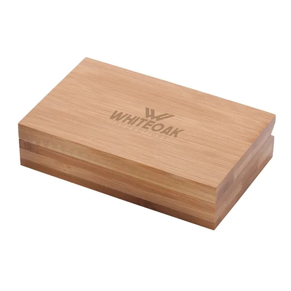 Bel Vino 2-Piece Bamboo Wine Set