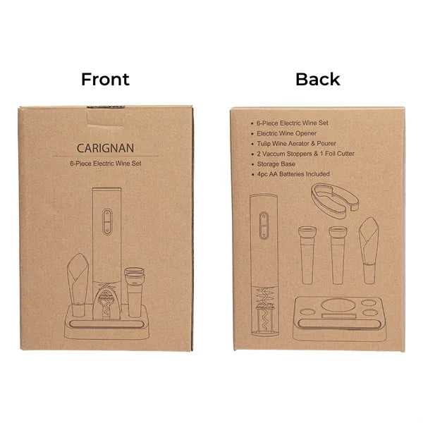 Carignan 6-Piece Electric Wine Set