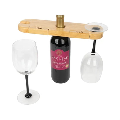 Temecula 3-Piece Bamboo Wine Caddy