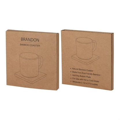 Brandon Single Bamboo Coaster