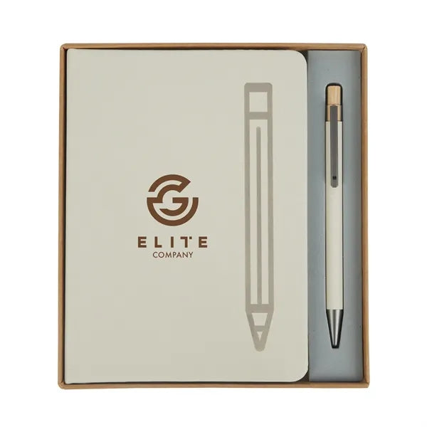 Manhattan II Gift Set w/ Magnetic Journal & Recycled Pen