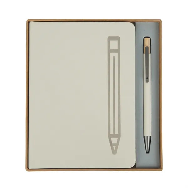 Manhattan II Gift Set w/ Magnetic Journal & Recycled Pen