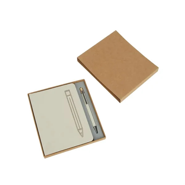 Manhattan II Gift Set w/ Magnetic Journal & Recycled Pen