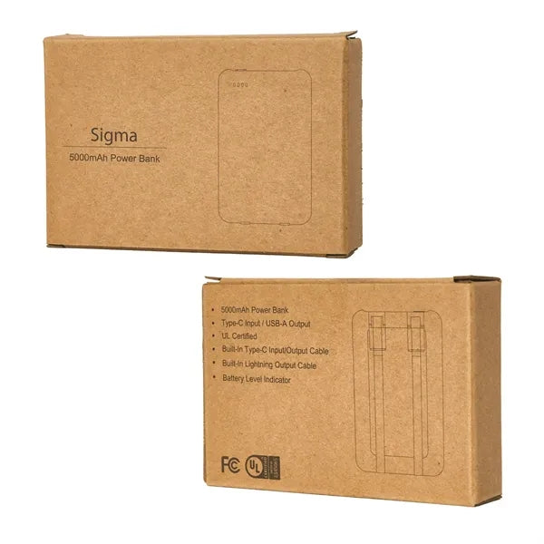 Sigma 5000mAh UL Listed Power Bank