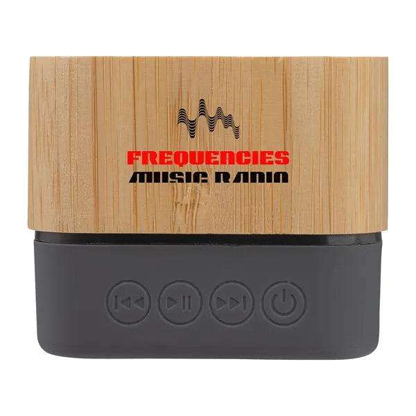 Cadence Bamboo Wireless Light-Up Speaker