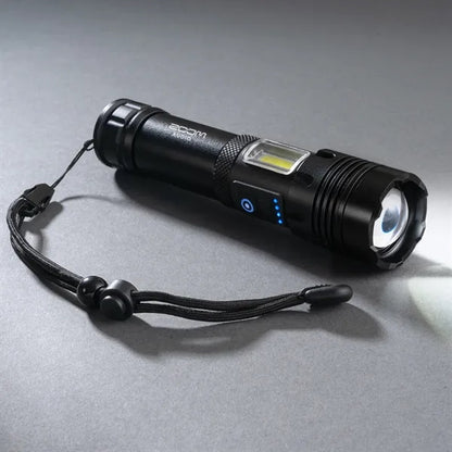 Rechargeable 15 Watt Multifunction Flashlight