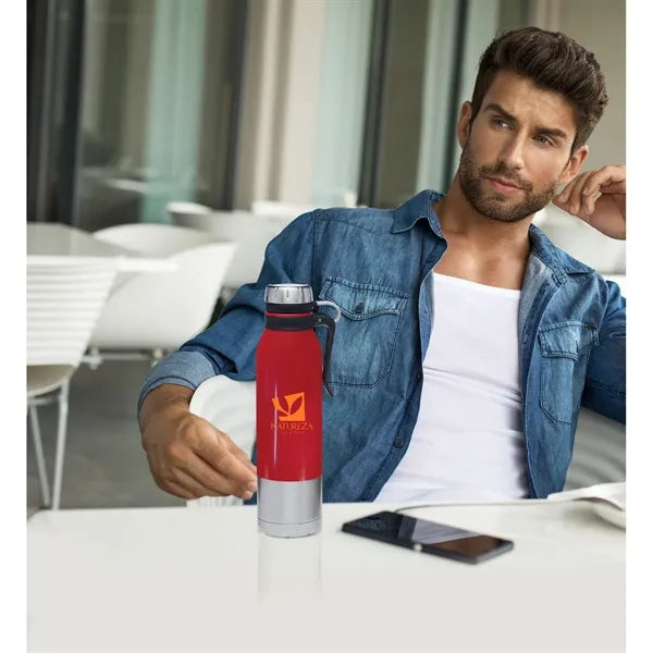 25oz Clip-On Stainless Steel Vacuum Bottle