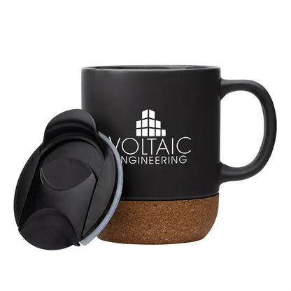 Kenya 14 oz. Ceramic Mug With Cork Base