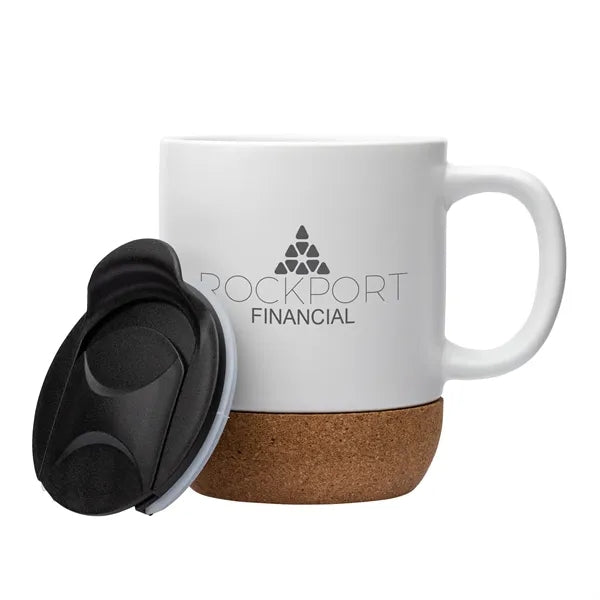 Kenya 14 oz. Ceramic Mug With Cork Base