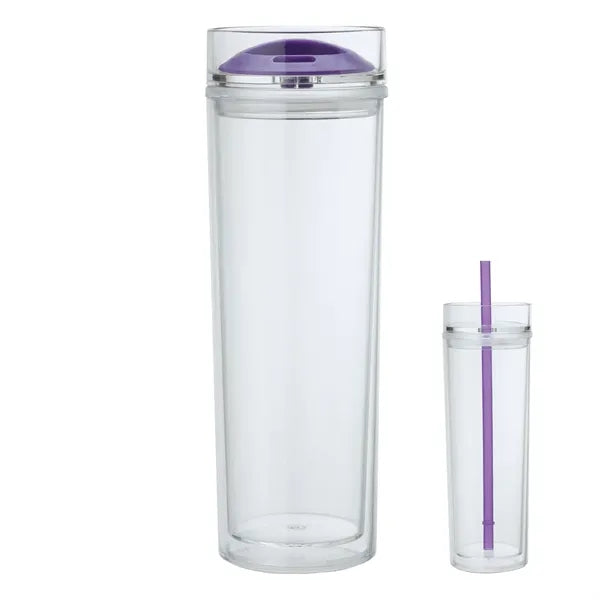 Jomocha 16 oz. Double Lid Hot / Cold Tumbler