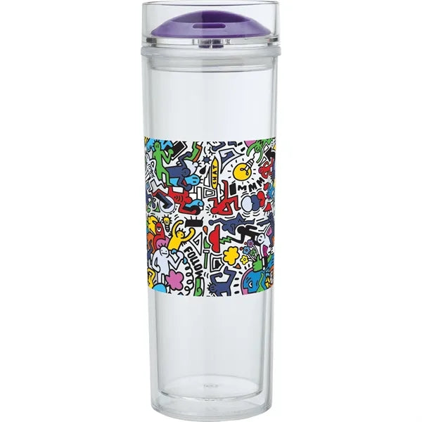 Jomocha 16 oz. Double Lid Hot / Cold Tumbler