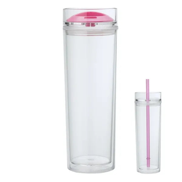 Jomocha 16 oz. Double Lid Hot / Cold Tumbler