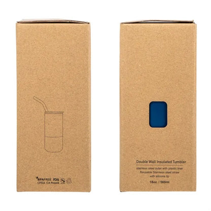 Emmett 18 oz. Double Wall Steel/PP Liner Tumbler