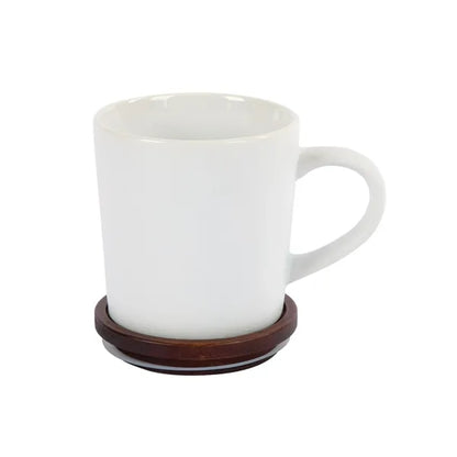 Copenhagen 16 oz. Ceramic Mug w/ Wood Lid