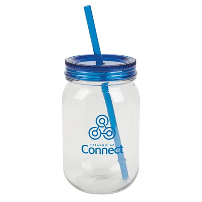 Bootlegger II 27 oz. RPET Mason Jar Tumbler