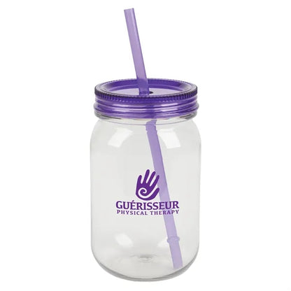 Bootlegger II 27 oz. RPET Mason Jar Tumbler