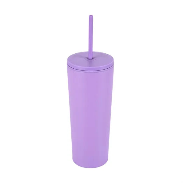 Bayard 24 oz. Double Wall Steel/PP Liner Straw Tumbler
