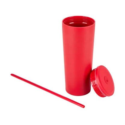 Bayard 24 oz. Double Wall Steel/PP Liner Straw Tumbler