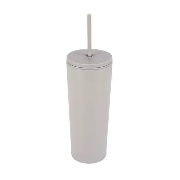 Bayard 24 oz. Double Wall Steel/PP Liner Straw Tumbler