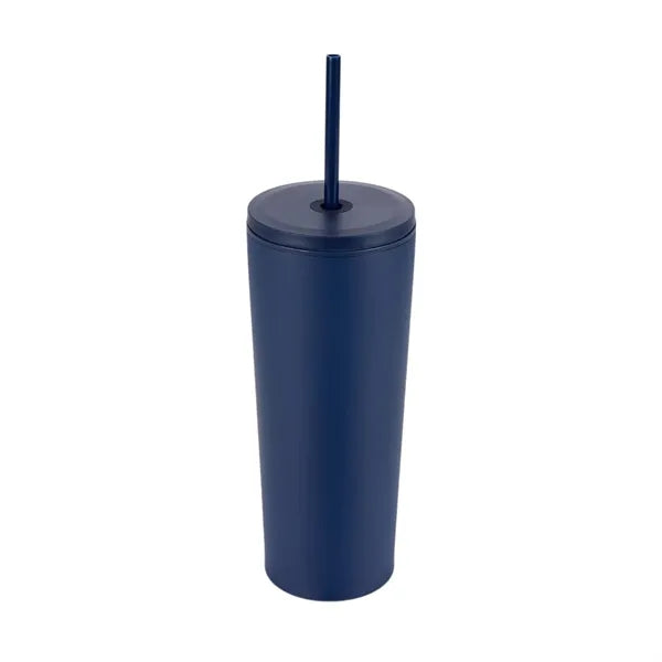 Bayard 24 oz. Double Wall Steel/PP Liner Straw Tumbler