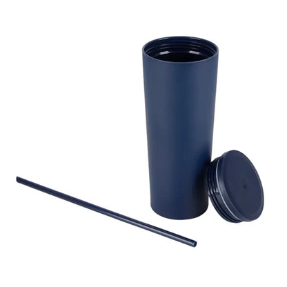 Bayard 24 oz. Double Wall Steel/PP Liner Straw Tumbler
