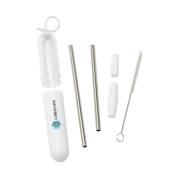 Paloma 5-Piece Stainless Steel Straw Set
