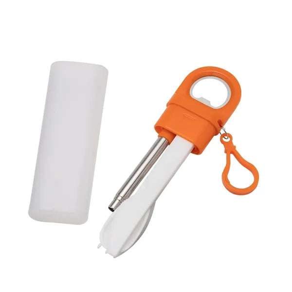 Griffith 3-in-1 Metal Straw, Cutlery Set & Bottle Opener