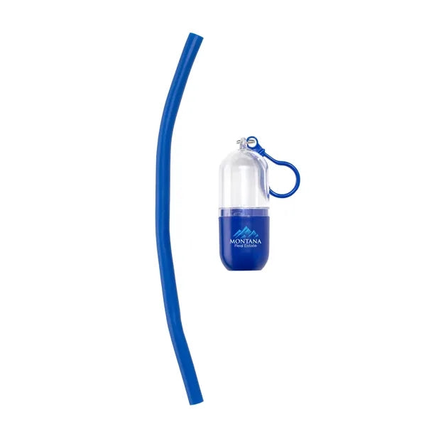 Bellini Silicone Straw in Capsule Case