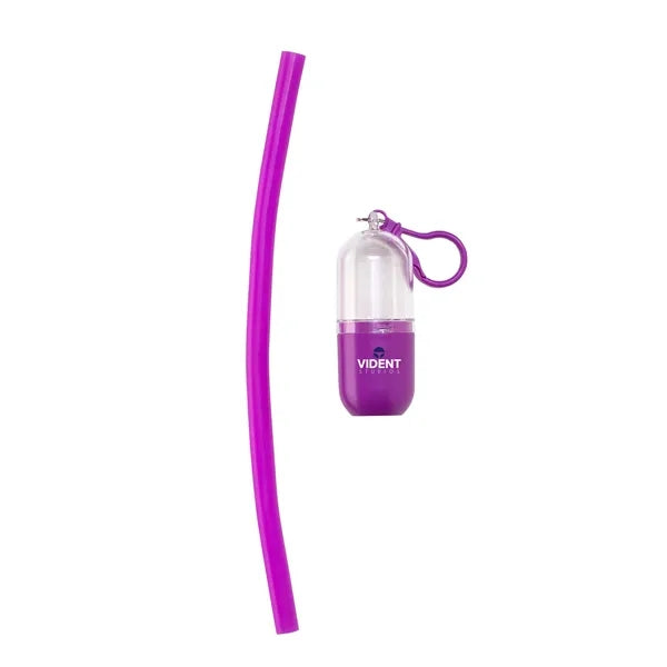Bellini Silicone Straw in Capsule Case