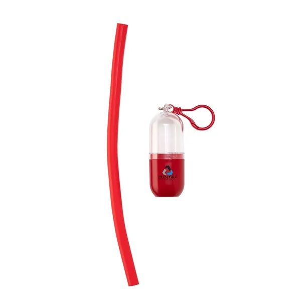 Bellini Silicone Straw in Capsule Case