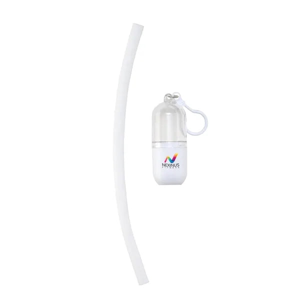 Bellini Silicone Straw in Capsule Case