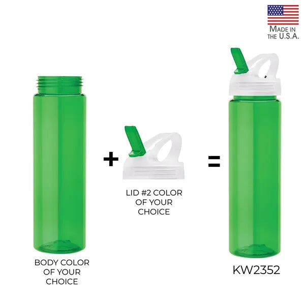 Newport 25 oz. PET Bottle with Flip Spout